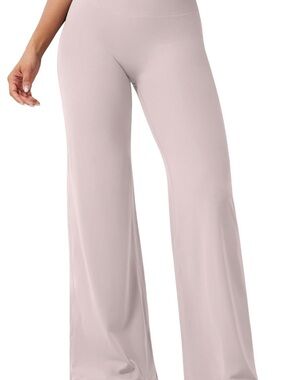 Wide Leg yoga pants- Blush short!